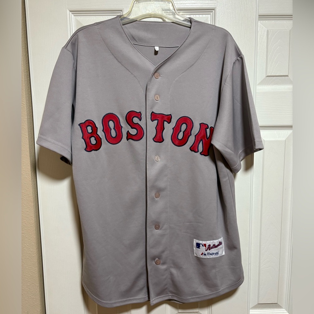 Boston Red Socks MLB Majestic Authentic Baseball Jersey - Men’s Size Large